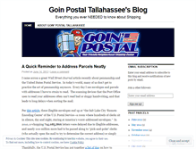 Tablet Screenshot of goinpostaltallahassee.wordpress.com