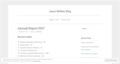 Desktop Screenshot of jasonmarkwebber.wordpress.com