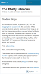 Mobile Screenshot of chattylibrarian.wordpress.com