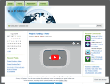 Tablet Screenshot of mandpgroup.wordpress.com