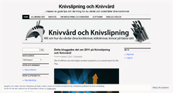 Desktop Screenshot of knivslipning.wordpress.com