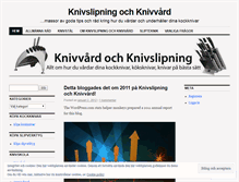 Tablet Screenshot of knivslipning.wordpress.com
