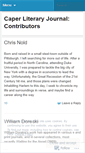 Mobile Screenshot of capercontributors.wordpress.com