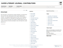Tablet Screenshot of capercontributors.wordpress.com