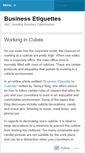 Mobile Screenshot of businessetiquettes.wordpress.com