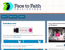 Tablet Screenshot of f2fph.wordpress.com