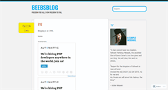 Desktop Screenshot of beebsblog.wordpress.com