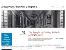 Tablet Screenshot of localplumbersblogdotcom.wordpress.com