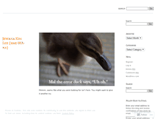 Tablet Screenshot of jewanakimlee.wordpress.com