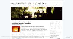 Desktop Screenshot of hacerunpresupuesto.wordpress.com