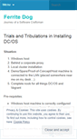 Mobile Screenshot of ferritedog.wordpress.com