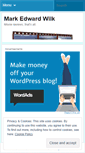 Mobile Screenshot of markewilk.wordpress.com