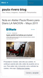 Mobile Screenshot of paularivero.wordpress.com