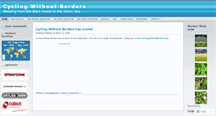 Desktop Screenshot of cyclingwithoutborders.wordpress.com