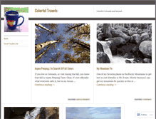 Tablet Screenshot of colorfultravels.wordpress.com