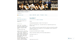 Desktop Screenshot of aoistar.wordpress.com