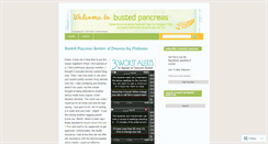 Desktop Screenshot of bustedpancreas.wordpress.com
