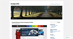 Desktop Screenshot of buatprofile.wordpress.com