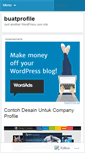 Mobile Screenshot of buatprofile.wordpress.com