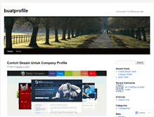Tablet Screenshot of buatprofile.wordpress.com