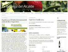 Tablet Screenshot of alcaldeaceites.wordpress.com