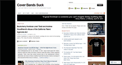 Desktop Screenshot of coverbandssuck.wordpress.com