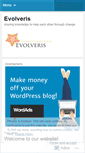 Mobile Screenshot of evolveris.wordpress.com