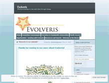 Tablet Screenshot of evolveris.wordpress.com