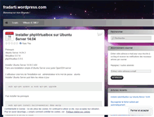 Tablet Screenshot of fradarti.wordpress.com
