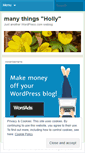 Mobile Screenshot of hollydilatush.wordpress.com