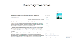Desktop Screenshot of clasicosymodernos.wordpress.com