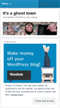 Mobile Screenshot of itsaghosttown.wordpress.com