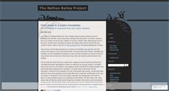 Desktop Screenshot of nathanbailey.wordpress.com