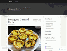Tablet Screenshot of hjonesyfeeds.wordpress.com