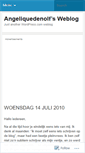 Mobile Screenshot of angeliquedenolf.wordpress.com