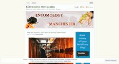 Desktop Screenshot of entomologymanchester.wordpress.com