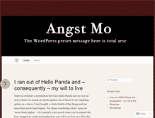 Tablet Screenshot of angstmo.wordpress.com