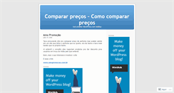 Desktop Screenshot of compararprecos.wordpress.com