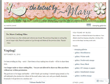 Tablet Screenshot of mamawslegacy.wordpress.com