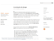 Tablet Screenshot of faledesign.wordpress.com