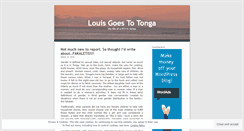 Desktop Screenshot of louisgoestotonga.wordpress.com