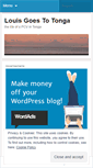 Mobile Screenshot of louisgoestotonga.wordpress.com