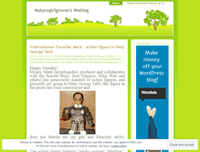 Tablet Screenshot of naturegirlgroves.wordpress.com