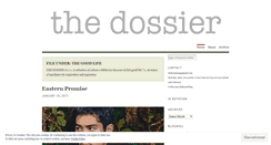 Desktop Screenshot of dossiermag.wordpress.com