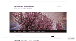 Desktop Screenshot of moleskinepassions.wordpress.com