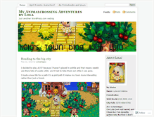 Tablet Screenshot of animalcrossingclubhouse.wordpress.com