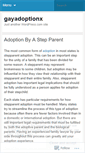 Mobile Screenshot of gayadoptionx.wordpress.com