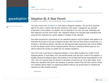 Tablet Screenshot of gayadoptionx.wordpress.com
