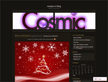 Tablet Screenshot of cosmicrc.wordpress.com