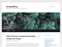 Tablet Screenshot of anlegerblog.wordpress.com